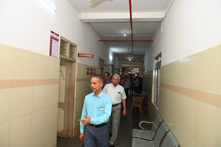 Vaidya jayant Deopujari Chairman, NCISM visited SDM Ayurveda Hospital